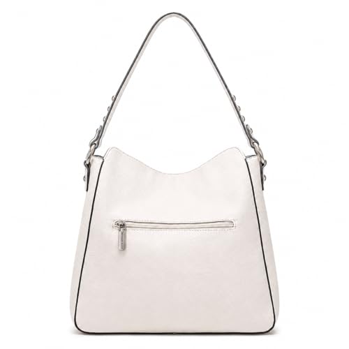 Montana West Hobo Bag for Women Crossbody Purse and Handbags Ladies Chic Shoulder Bags - color: Beige