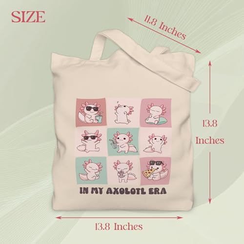 Aesthetic Tote Bag for Women | Medium Size with Inner Pocket | Stylish & Practical - color: Salmon