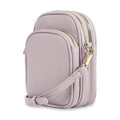 Mali+Lili, Josie Triple Zip Crossbody Bag - color: Light Grey
