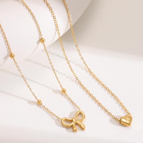 KSF Gold Lariat Necklace for Women Y Shaped Layered CZ Drop Chain | Y shaped necklace; Layered CZ detail; Long lariat style; Gift for her - color: Gold-30