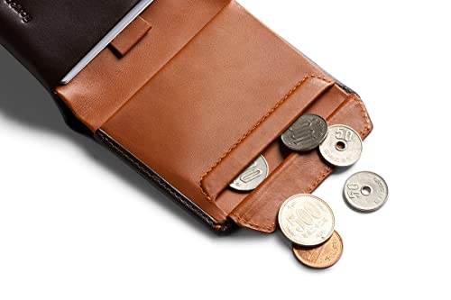Bellroy Coin Wallet (Slim Coin Wallet, Bifold Leather Design, Holds 4-8 Cards, Magnetic Closure Coin Pouch) - color: Java - RFID, size: Taille Unique