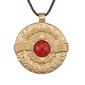 Jeilwiy Leather Necklace for Women Funky Necklace Choker String Cord Necklace with Pendant Boho Style Jewelry - style: Carved Patterns Pendant Necklace