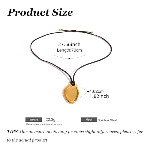 Frodete Statement Necklace for Women Chunky Gold Necklaces Long Pendant Necklace Boho Necklaces Gold Pendant Jewelry Cowboy Chic Style Cowgirl Outfit - color: long necklace