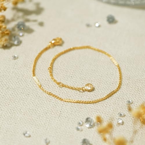 BENEIGE Women Bracelet 14K Gold Plated Paperclip Satellite Bead Ball Oval Cuba Cable Box Chain Daily Charm Layered Link Silver Bracelets Adjustable Jewelry - style: Chain Flat Box