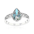 ONEFINITY Dragonfly Filigree Ring Sterling Silver Rings Gifts for Women Jewelry - style: Hummingbird