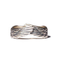 Retro Angel Wing Ring Adjustable Feather Silver Gold Antique Jewelry for Women Men Dainty Wrap Open Thumb Rings for Women Open Punk Birthday Gift Friendship - style: Angel Wing Protection Ring