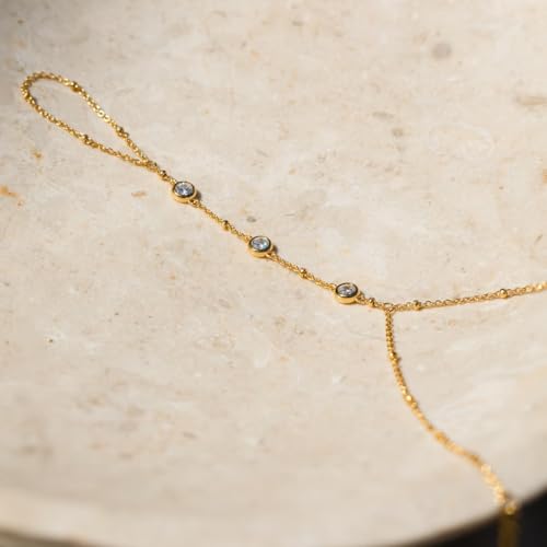 1PC Boho Bracelets for Women, Chain Layered Bracelets Collection, Layered Beaded Chain for Your Wrist, Stackable Bracelet Stack Set, Adjustable Charm Link Jewelry Sets