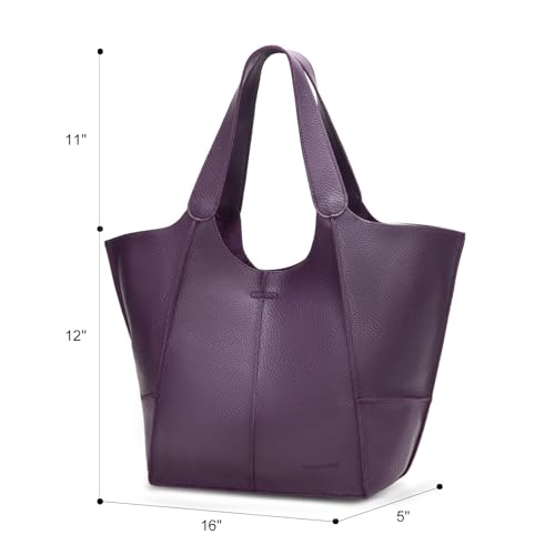 Montana West Tote Bag for Women Large Hobo Purses and Handbags - color: Purple