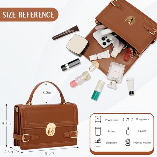 KKXIU Straw Purses for Women – Summer Beach Shoulder Purse & Clutch Handbag, Woven Crossbody Bags for Women - color: B-brown