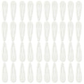 40pcs 2 inch colorful Hair Clips Hair Barrettes Metal Snap Hair Clips Accessories For Women(white) - color: White