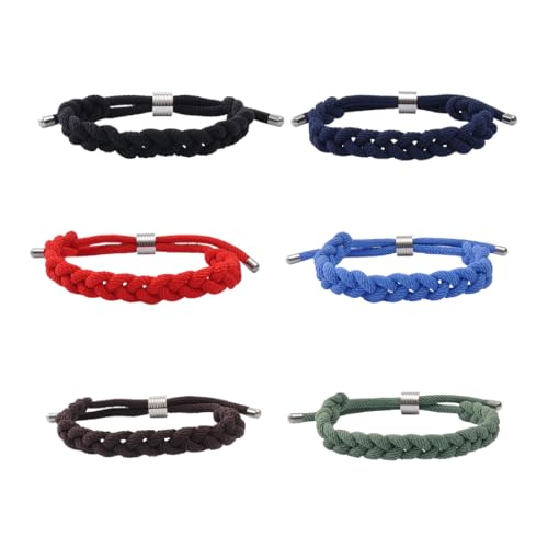 Blue Drop Boho Surfer Bracelets Handmade Knitted String Rope Braided Adjustable Summer Friendship Yoga Kabbalah Protection Lucky Friendship Bracelets For Couple Women Men Waterproof Beach Jewelry - color: A-Black