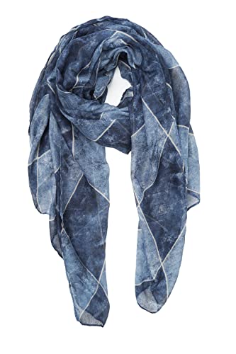 YOUR SMILE Ladies/Women's Lightweight Floral Print/Solid Color mixture Shawl Scarf For Spring Summer season - color: 105