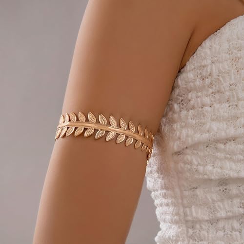 Frodete Arm Cuff Bracelet for Women Gold Upper Arm Jewelry Bangle Cuff Bracelets Starfish Shell Beach Jewelry Trendy Stuff Gifts - color: B1:arm cuff