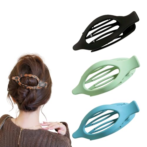 Flat Hair Clips for Women, 2026 New Flat Claw Clips for Women Duckbill Hair Clips for Thick or Thin Hair, No-Slip Grip Hair Styling Accessories for Daily Use Women & Girls (F2) - color: F2