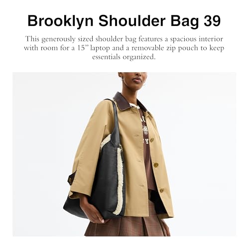 COACH Brooklyn Shoulder Bag 39 - color: B4/Black Natural