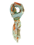 PANTONIGHT Long Chiffon Fashion Scarf Lightweight Chiffon Sheer for women - color: Color 768