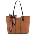 Montana West Tote Bags for Women Top Handle Satchel Purses - color: Amber Brown