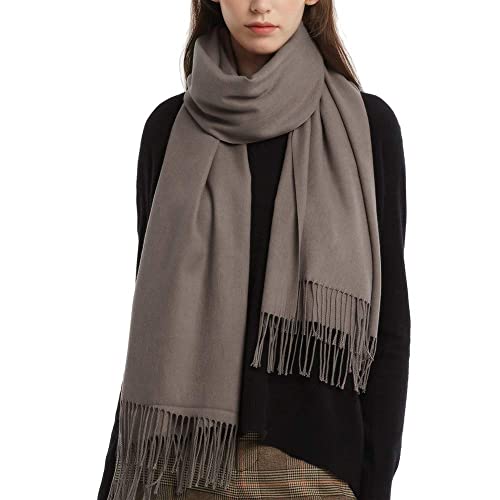 FURTALK Pashmina Shawl Wraps for Women Evening Dresses Blanket Scarves Fashion Scarf Wedding Gifts - color: Shrimp