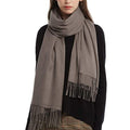 FURTALK Pashmina Shawl Wraps for Women Evening Dresses Blanket Scarves Fashion Scarf Wedding Gifts - color: Shrimp