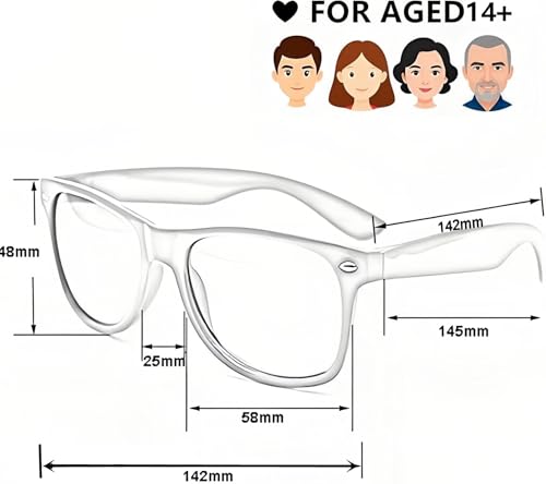 Eyegla Sunglasses Bulk Party Sunglasses Pack 80s Shades Eyewear Set for Men Women 8/10/20/30Pack - color: Neon Frame+mix Mirror Lens 10 Pack