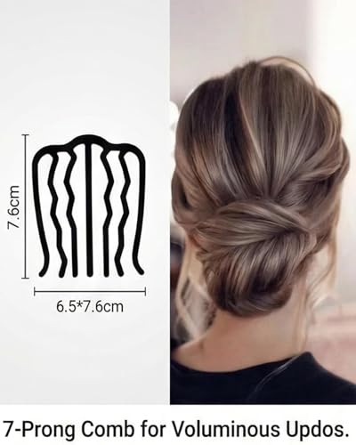 Elegant Hair Fork for Women, Updo Hair Pin for Thick Hair, Decorative Bun Holder Clip, Modern Hair Stick for Chignon and Twist