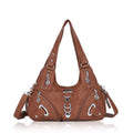 Angelkiss Hobo Purses and handbags for Women Satchel Handbag Women Purses Large Daily Shoulder Bags | Purses - color: Brown