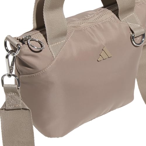 adidas Small Tote Mini Bag for Women and Men - color: Premium/Chalky Brown