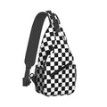 Sling Backpack For Men Hiking Daypack Crossbody Shoulder Bag Travel Chest Pack | Hiking - color: Checkerboard Plaid