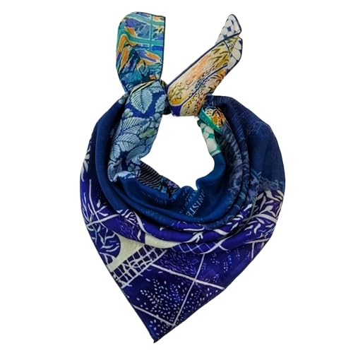 Large Cotton Bandana Lightweight Head Hair Scarf Headbands Wraps Cover Handkerchiefs for Women Men 25 x 25 inch - color: Rt17