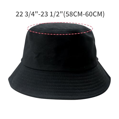 NPJY Bucket Hat for Women Men Cotton Summer Packable Sun Beach Fishing Hats Travel Cap - color: Plain Purple