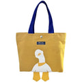 Kovewon Small Canvas Tote Bag for Women Cute Mini Duck Book Tote Bag Preppy Yellow Reusable Bags for Grocery, Essentials, Water Bottle, Keys, Book, Bible - color: Yellow Duck