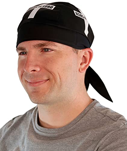 Sparkling EARTH - American Made Skull Caps Doo Rags Do Rag Durag Headwrap Head Wraps Skullies - Made in The USA! - color: Jesus is Lord Religious Faith American Made Skull Cap