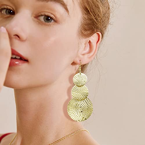 Boho Earrings for Women Trendy Gold Dangle Earrings Vintage Bohemian Indian Country Jewelry Gifts Boho Dress Chic Clothing - color: C7:boho earrings