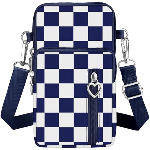 BIAOTIE Lightweight Small Crossbody bags Cell Phone Purses Travel Pouch Shoulder Bag for Women - color: Deep Blue