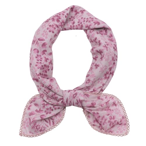Large Cotton Bandanas for Women, 27 x 27 inch Hair Neck Scarf, Headband Square Scarf - color: Cute in Pink