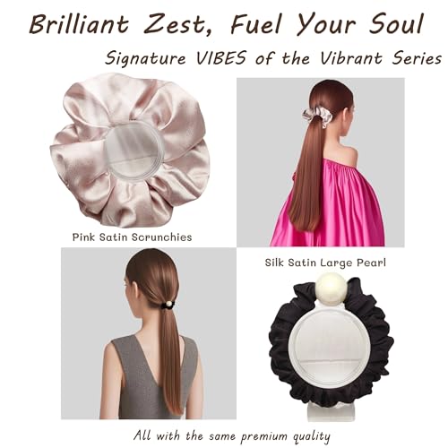 Hair Assorted Accessories Women & Girls - 31pc Fancy Ponytail Holders, Pretty Hair Ties, Decorative Scrunchies, Assorted Gift Box Set