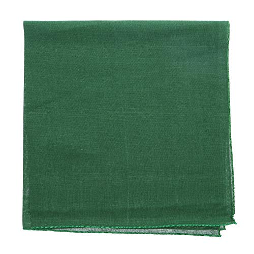 Motique Accessories Solid Color Bandana - Set of 4 - color: Dark Green Red Turquoise Purple