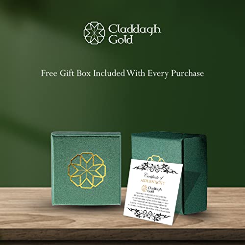 Claddagh Gold Fine Sterling Silver Rod of Asclepius Medicine Symbol Pendant Necklace