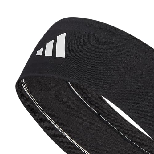 adidas Alphaskin Tie Headband - color: 3/Black/White