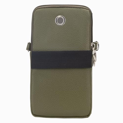 JANKS Small Crossbody Bag for Women - Mini Phone Purses with Crossbody Strap and Wallet - Nylon Arm Bag - color: Z-green