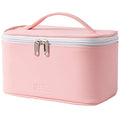 Meiyuuo Makeup Bag Large Cosmetic Bags for Women Girls Cute Travel Zipper Pouch Toiletry Organizer for Beauty Essentials Waterproof (Light Pink) - color: Light Pink
