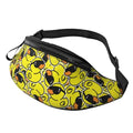 Duck sunglasses cool animal funny Fashion casual fanny pack waist bag men women adjustable belt waist bag for travel hiking cycling running festival carnival - color: Black27