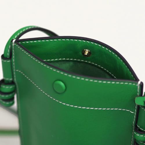 Rever Rubin Phone Crossbody Sling Bag, Leather, Fits Phone, Cards, Essentials | Phone - color: Grass (Green)