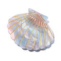Shell Claw Clip,Acetate Hair Clips,Small Hair Clips for Women,Blue - color: Blue