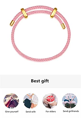 Simplicity Titanium Couple Bracelet - Unisex Steel Rope, Adjustable Wire, Fashion Style - color: Black, size: Adjustable