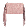 Montana West Western Purse for Women Crossbody Bag Wristlet Clutch Purse - color: A3 Light Pink