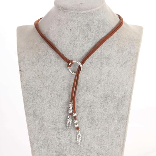 HUASAI Choker Necklace for Women Boho Necklaces Country Concert Outfits for Women Layered Western Choker Necklace Boho Cowgirl Jewelry Accessories Dress - color: Q:Boho Necklace