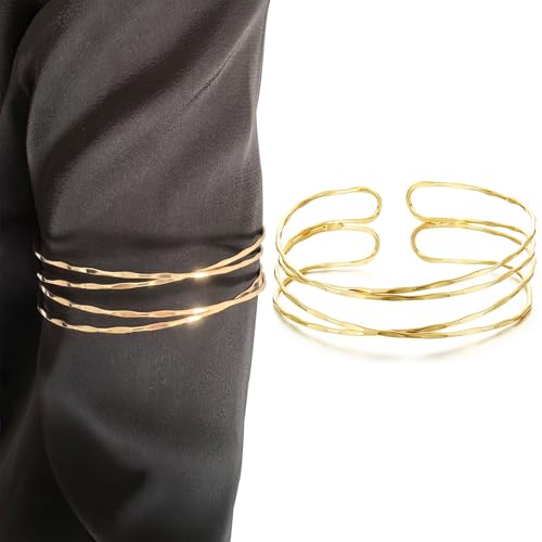MAGIDOVE 3PCS Arm Cuffs for Women Arm Band Adjustable Armband Set