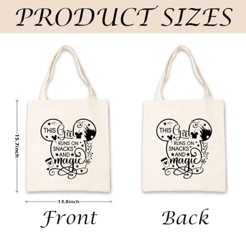 Canvas Tote Bag Aesthetic for Women,Reusable Canvas Cute Shoulder Bag for Grocery, Shopping, Beach & Daily Use - color: Cute Mouse