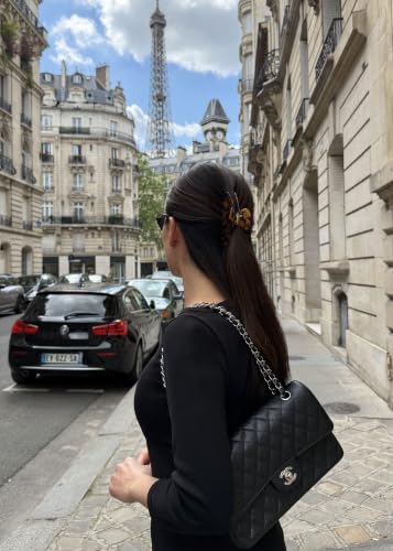 Luxury Tortoiseshell Claw Clip for Women | Our Large 4 Inch Hair Clip Creates Beautiful Half Ups, Secure Updos & Chic Styles | Premium Acetate Claw with Secure Hold & Snag Free Teeth for Easy Styling - color: TortoiseShell
